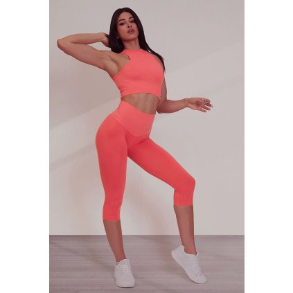 Tříčtvrteční legíny FGM04 All-Up Innergy® flamingo (Velikost M/L)
