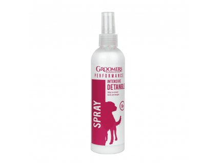 groomers performance intensive detangle spray for dogs 250ml