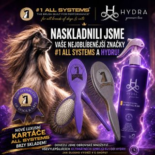 Milí zákazníci, Naskladnili jsme vaše nejoblíbenější značky: All Systems a Hydru🥰 Těšíme se na vás! www.profikosmetika.eu