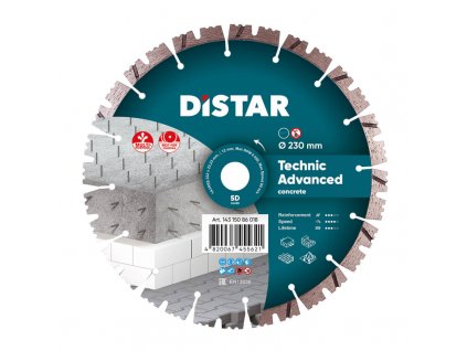 Diamantový rezný kotúč Distar 1A1RSS Technic - Advanced