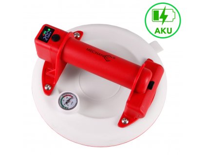 AKU Nabíjacia vákuová prísavka s manometrom Mechanic PowerFix White profikotuce3