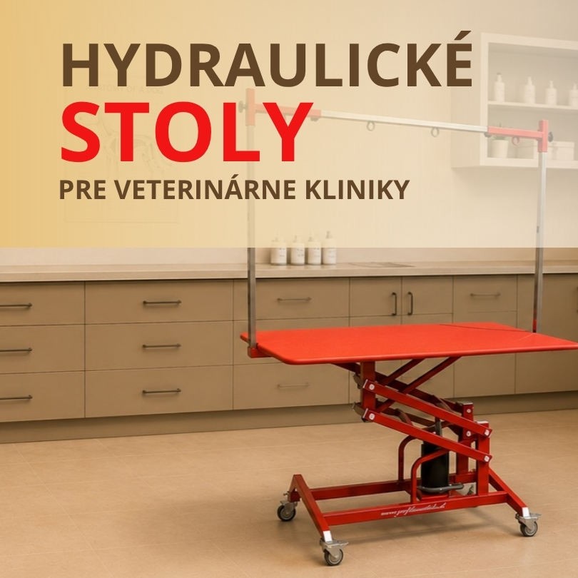 Hydraulické stoly pre veterinarov