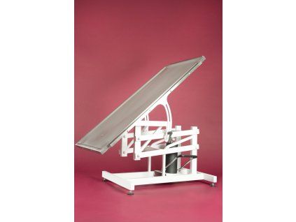 Hydraulic stainless tiltable table