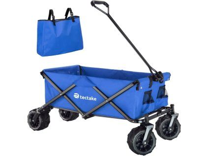 Skladací vozík max. 80 kg modrý