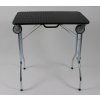 Folding grooming table with wheels 80x50x85cm - black