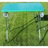 Folding grooming table with wheels 80x50x85cm - green