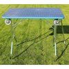 Folding grooming table with wheels 90x55x85cm - blue