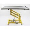 Electric stainless tiltable table with foot control