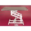 Electric stainless tiltable table with foot control