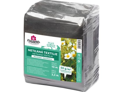 Neotex / netkaná textilie Rosteto - černý 50g šíře 10 x 3,2 m