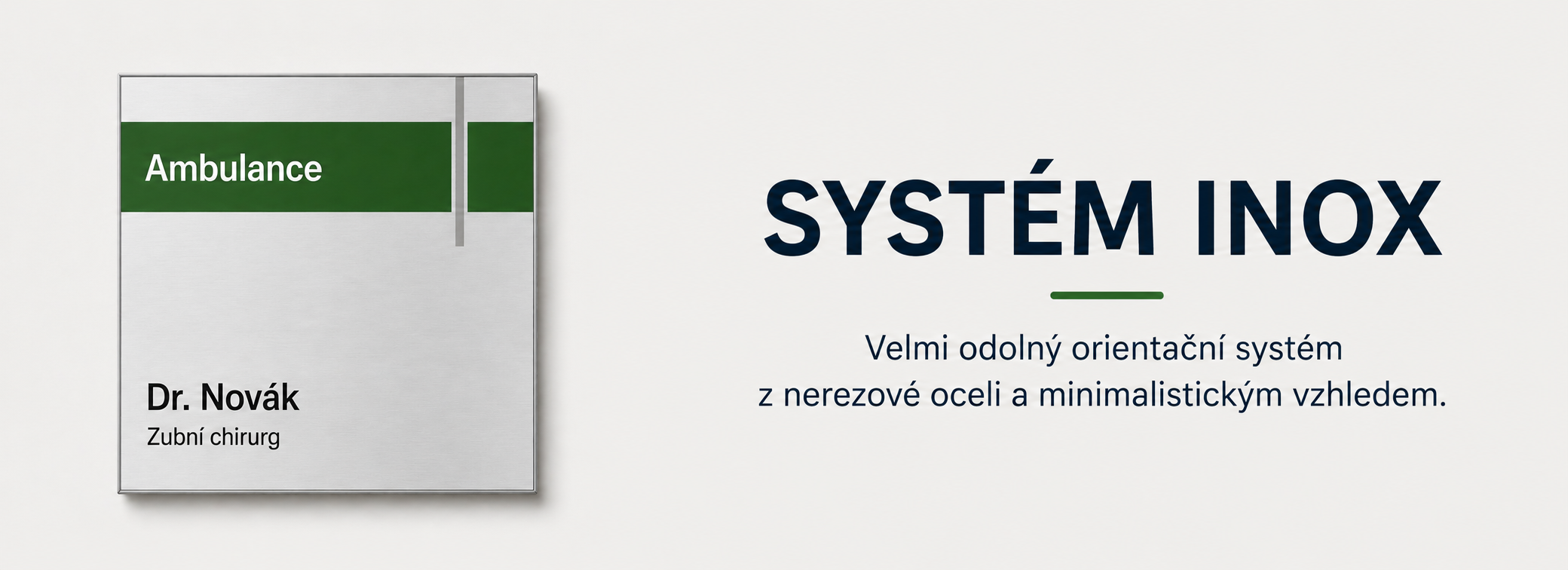 Orientační systém Inox