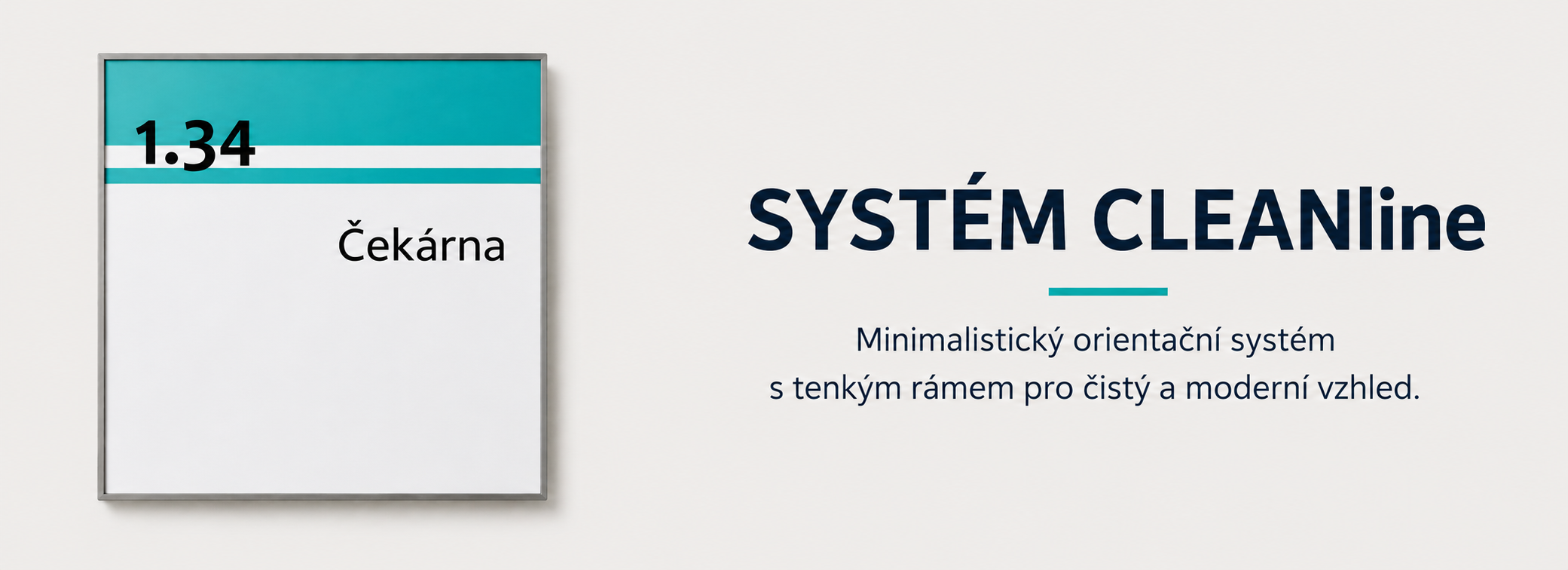 Orientační systém CLEANline
