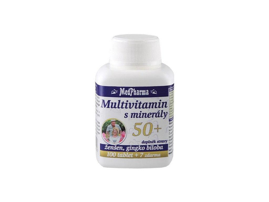 Medpharma multivitaminsmineraly50plus107t