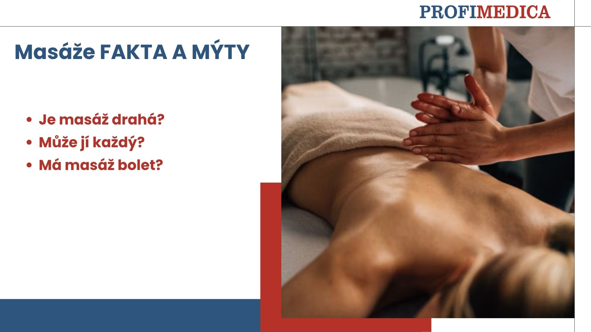 MASÁŽ - FAKTA A MÝTY