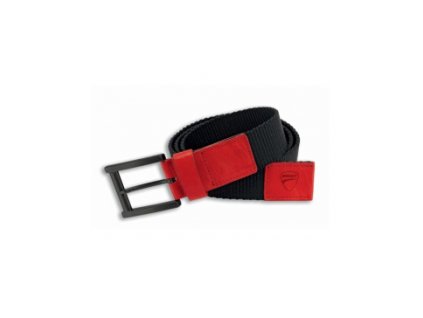 ducati belt company 2 polyester size 90 cm red leather