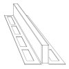 1849 2 Dehnfugenprofil ne h40 250cm bezova
