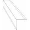 1402 5 edelstahl eckschutzprofil 3x gekantet 25x25mm 250cm natur