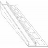 967 9 glaseinsatzprofil mit gefalle hohe 11mm innenbreite 13mm 100cm rechts