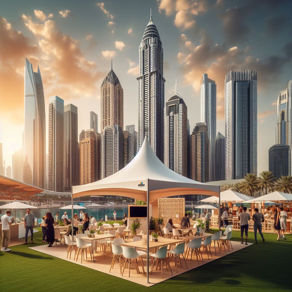 Brandovaný eventovy stan