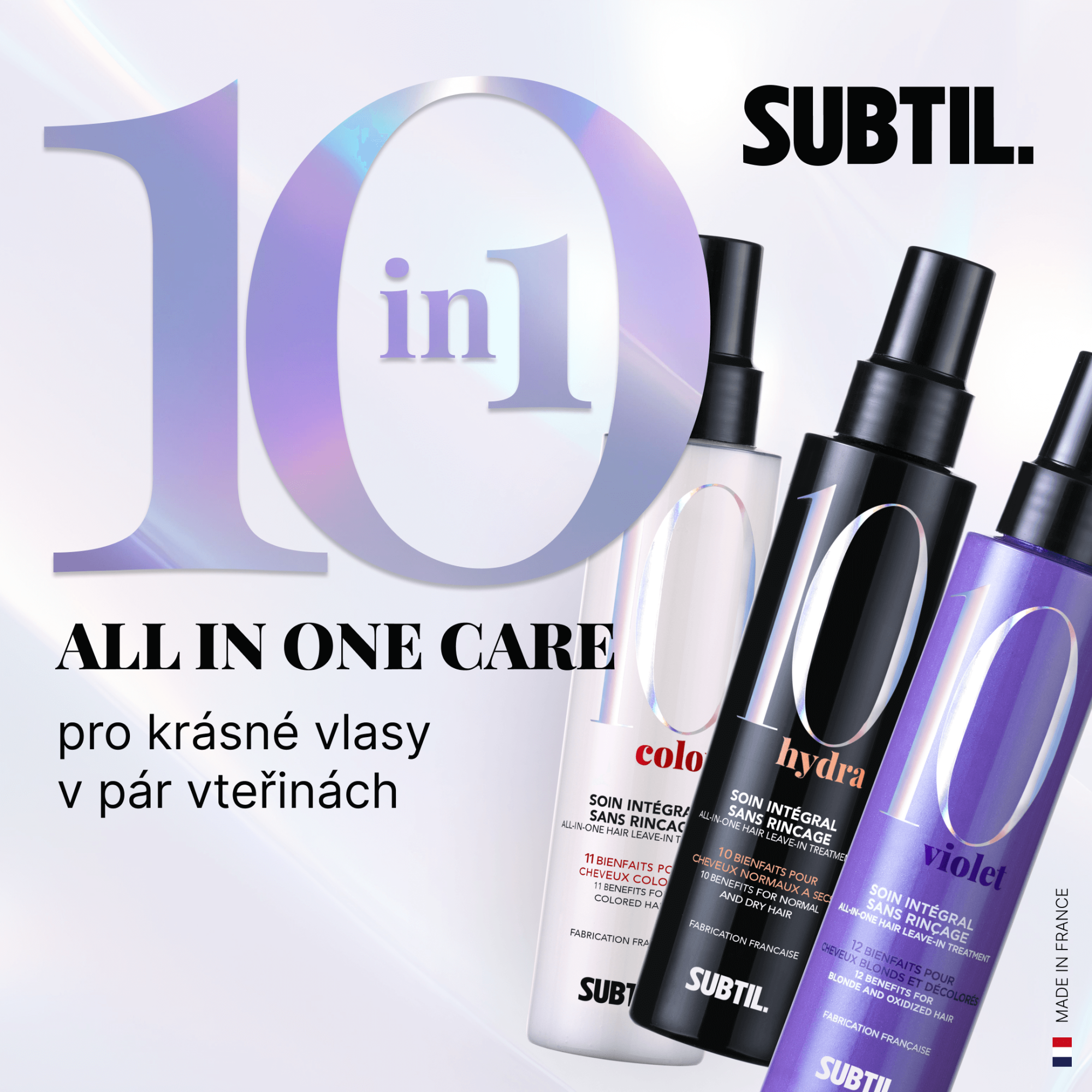 10 in 1 spreje pro úžasný účes