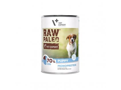 raw paleo konzerva puppy cod treska maso profipes cz