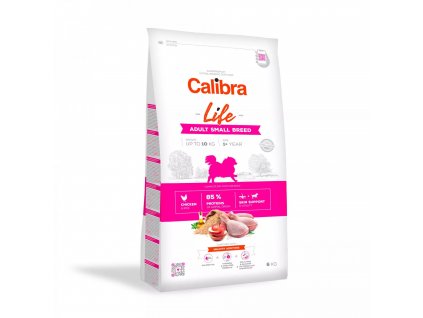 calibra dog life adult small breed chicken 6kg profipes cz