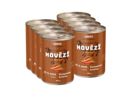 Louie konzerva hovezi s mrkvi 8x400g