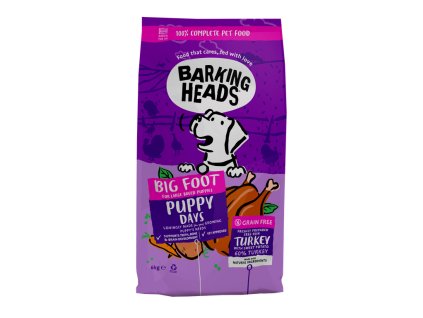 Barking HeadsBig Foot Puppy Days Turkey 6Kg