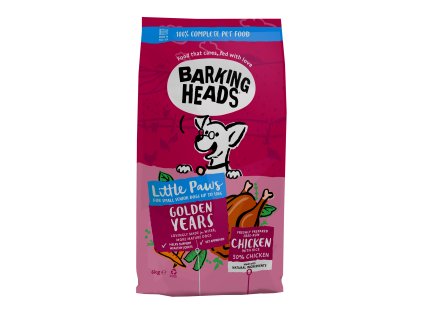 barking heads little paws golden years chicken 6kg
