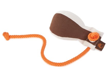 dummyball hnědobílý