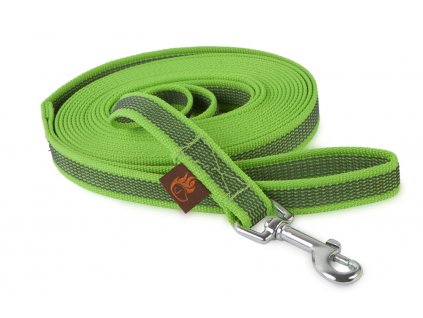 firedog grip dog leash 20mm with handle neon green 34639