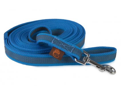 firedog grip dog leash 20mm with handle blue 34641