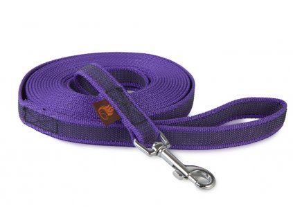 firedog grip dog leash 20mm with handle violet 35102