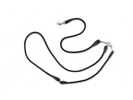 firedog hunting leash 8mm classic snap hook black 42024