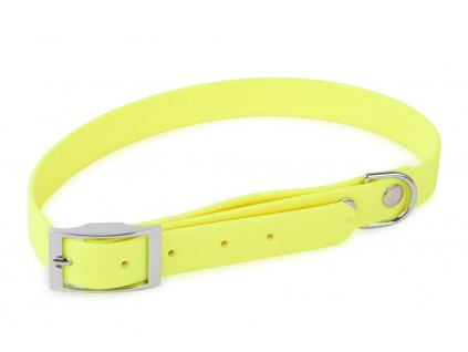 firedog biothane collar basic 19mm neon yellow 40915