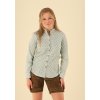 Dámská košile, olivová s tradičním mysliveckým vzorem