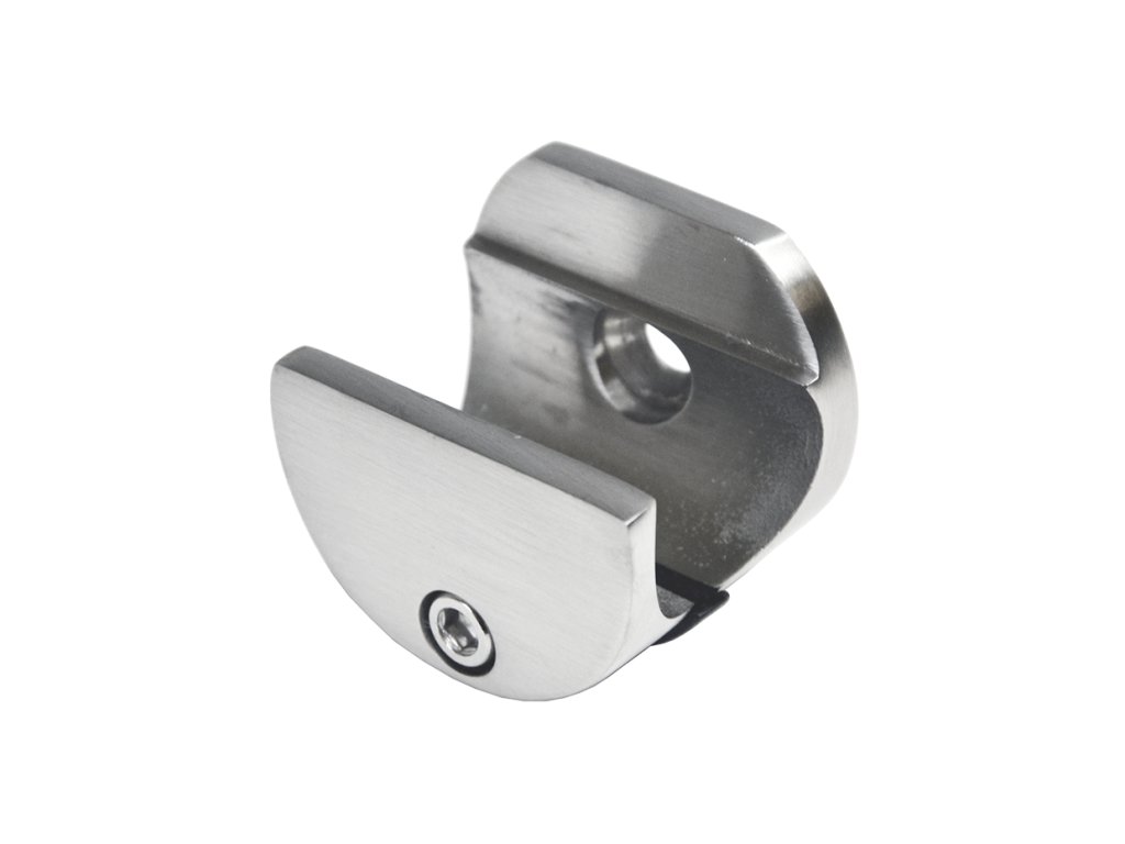 Držák profilu průměr=25mm pro závěsný systém, broušená nerez K320/AISI304