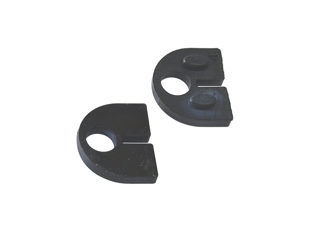 Gumička na sklo, balení: 2ks/ k držáku EB1/EB2/EL1-0100 / 3100 / 4100 / 5100 (Tloušťka skla 10mm)