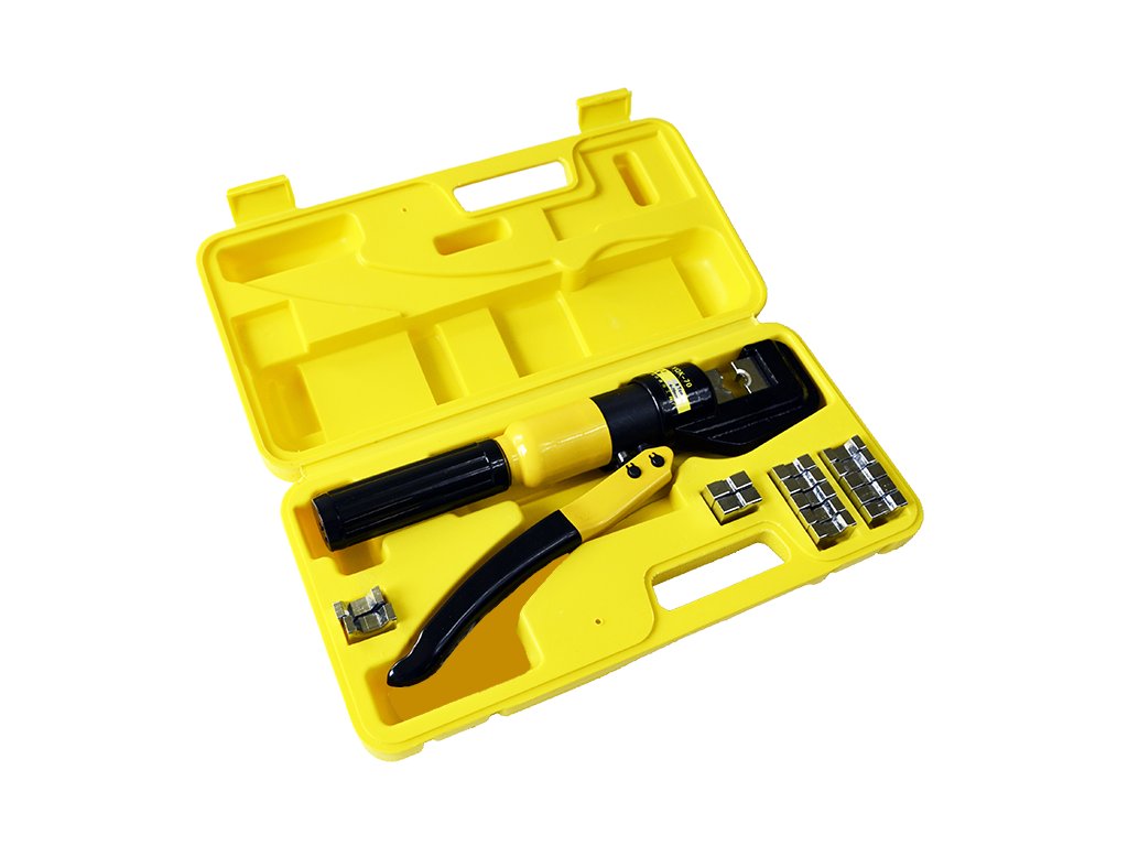 Lisovací kleště (sada) na hliníkové lisovací spojky lanka s D=3,4,5 a 6mm