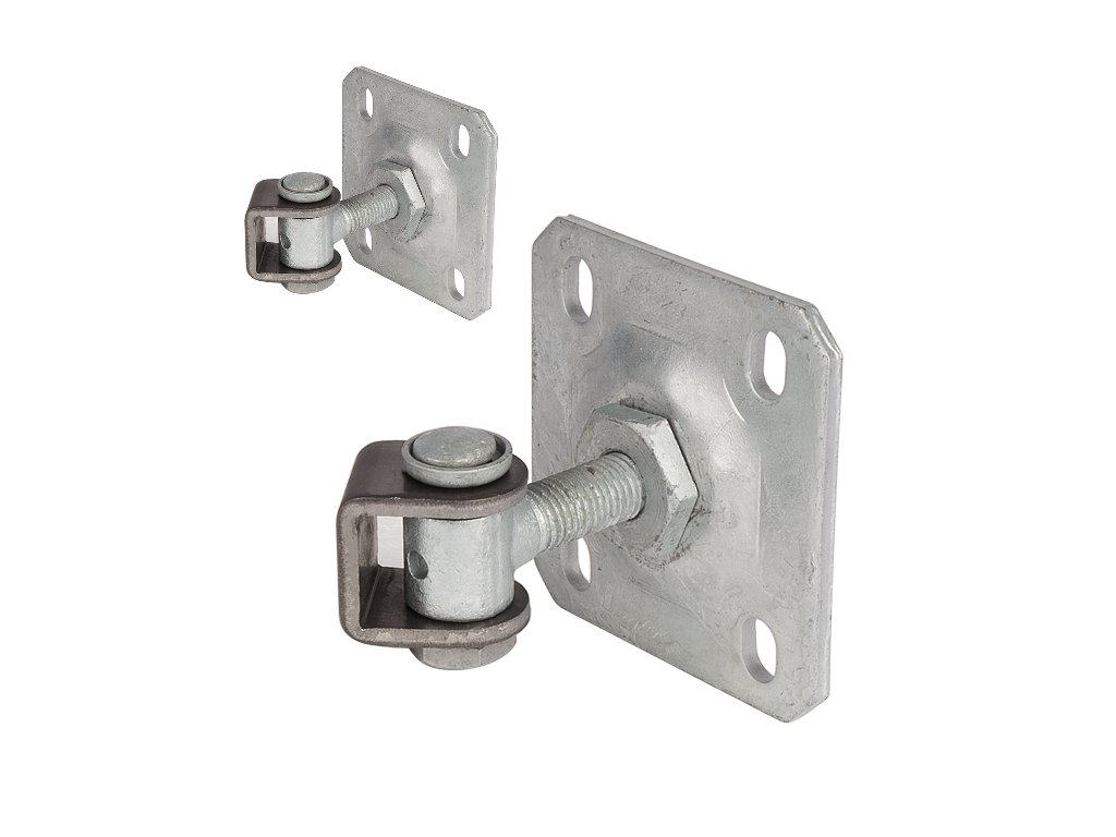 Pant M16 s deskou 100x100mm, otevíratelný 90°, nastavitelný 1D, částečně pozinkován, LOCINOX