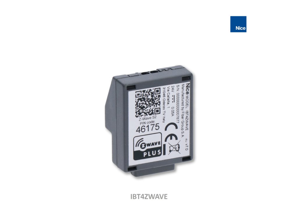 BiDi-ZWave je speciálně zařízení určené na plug & play integracii mezi řídícími jednotkami Nice motoru a inteligentním domácím systémem FIBARO.