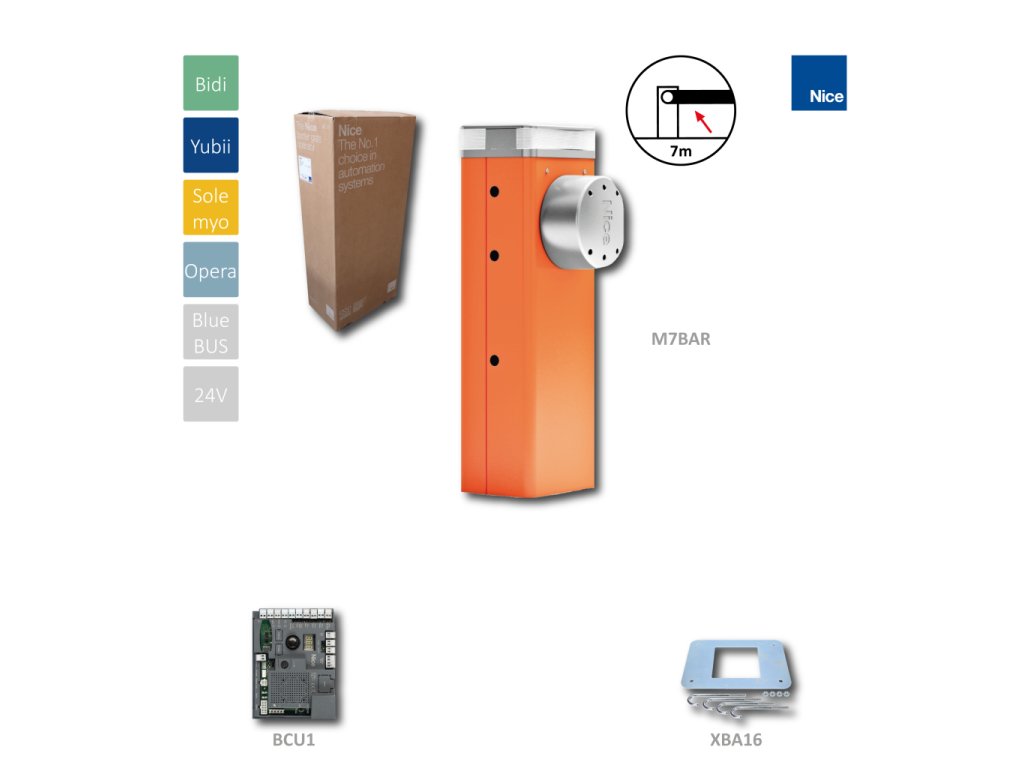 Automatická závora do 7 m MBAR (bez ramene)