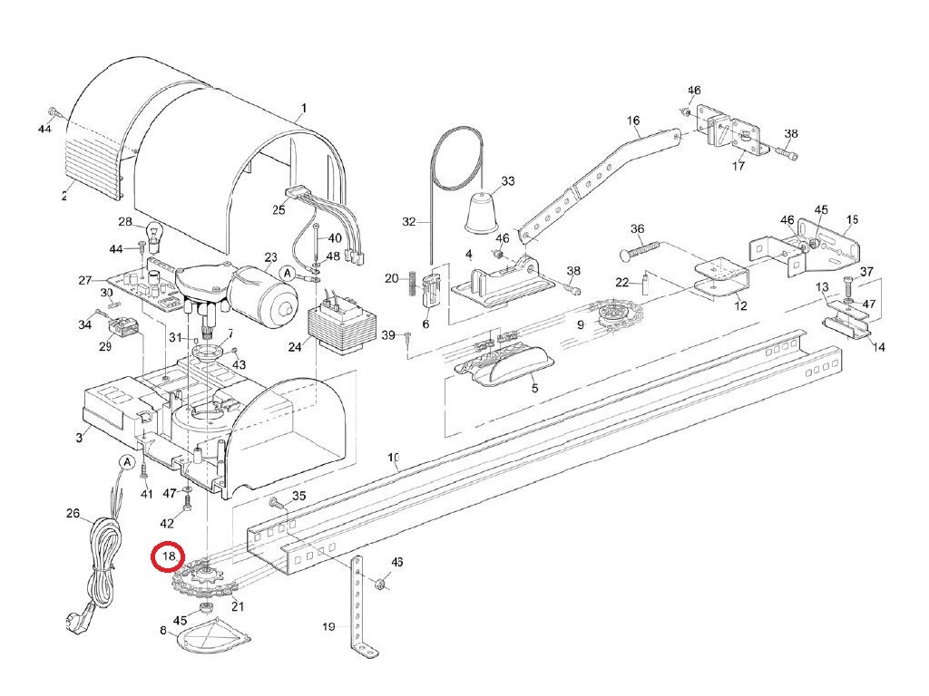 PMD0554.4610 konzola pro upevnění brány