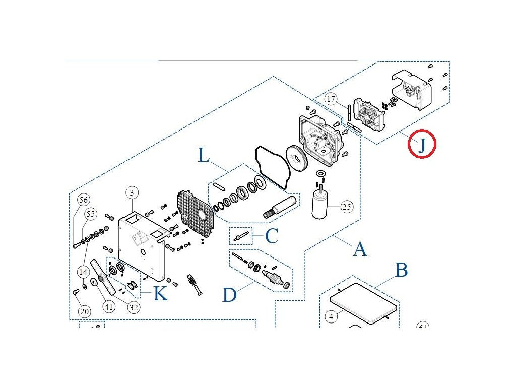 SPWIDE0001A (J) kompletní držák ramene XBA14/XBA15/XBA5 pro závoru WIDEL
