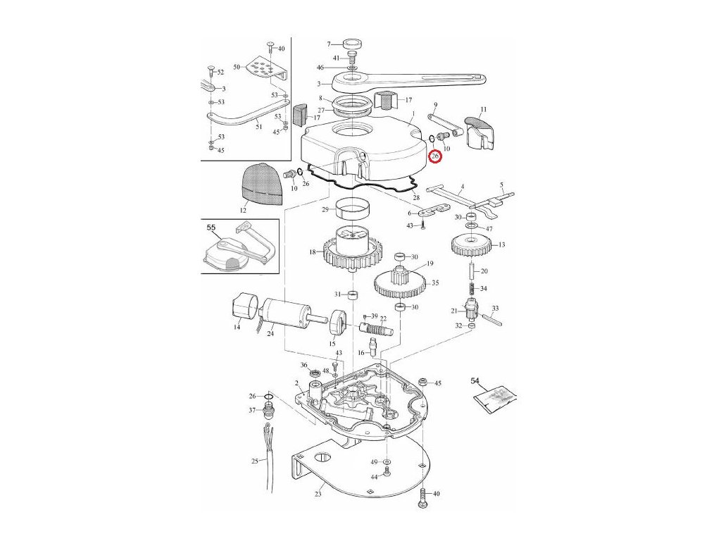GOR-E1.5501 gumový o-kroužek pro WK /MHOUSE/