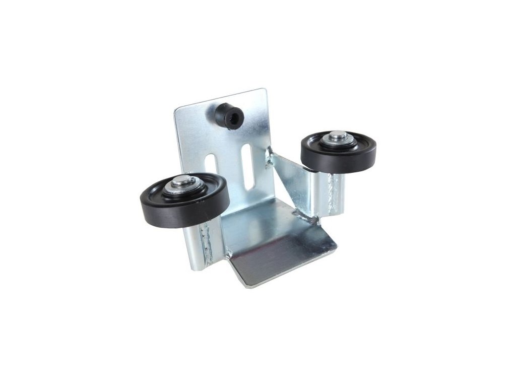 Doraz pro samonosnou bránu, pro profil 70x70/80x80mm s vodícími rolnami