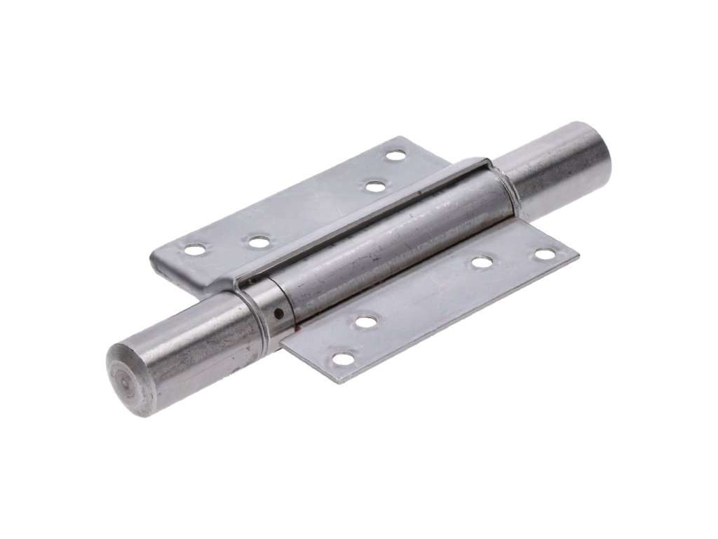 Samozavírací pružinový pant, otevíratelný 90°, materiál: nerezavějící ocel