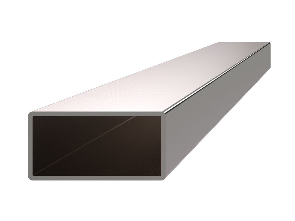 Profil uzavřený 60x30x2mm, broušená nerez K320/AISI304 (Délka 1m)