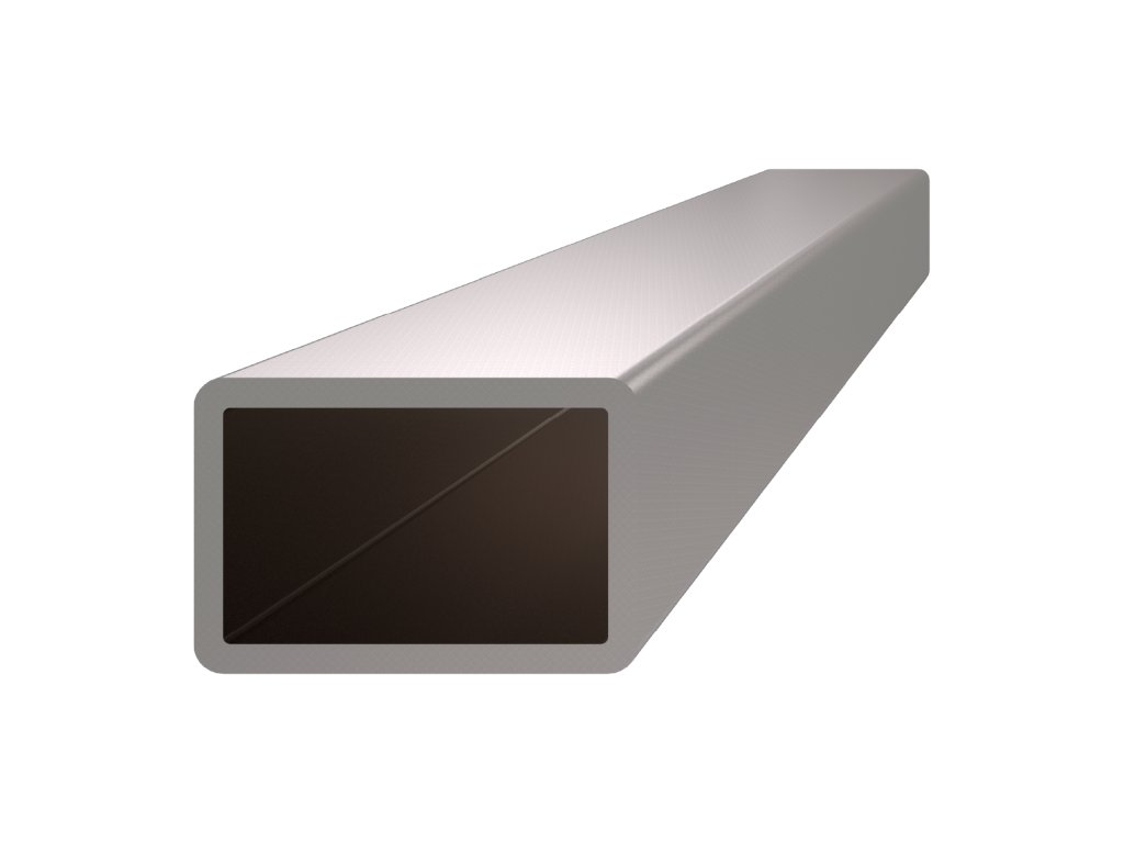 Profil uzavřený 30x20x2mm, broušená nerez K320/AISI304 (Délka 1m)