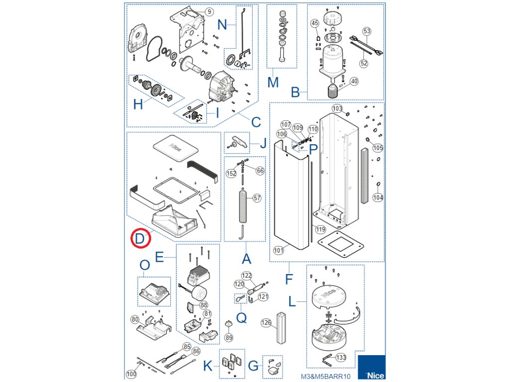 SPAMG095A00 kit majáku pro M5BAR